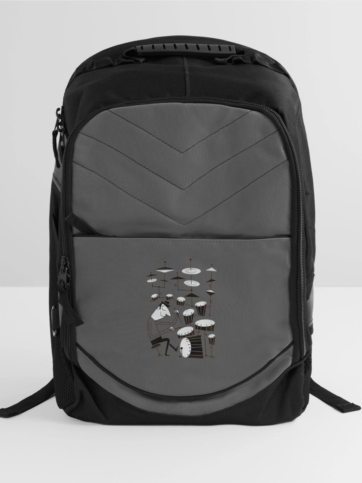 broway gek gaming fun - Computer Backpack - charcoal - Front