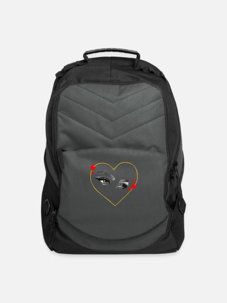 magical eyes - Computer Backpack - charcoal