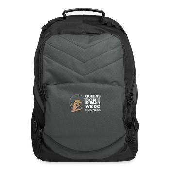 Afro Women Small Business Owner - Computer Backpack - charcoal - Front
