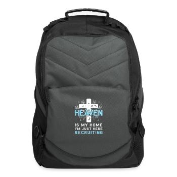 Heaven Is My Home Religious Christian - Computer Backpack - charcoal - Front