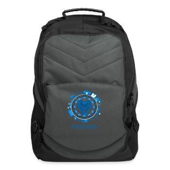 patient safety days, patient safety - Computer Backpack - charcoal - Front