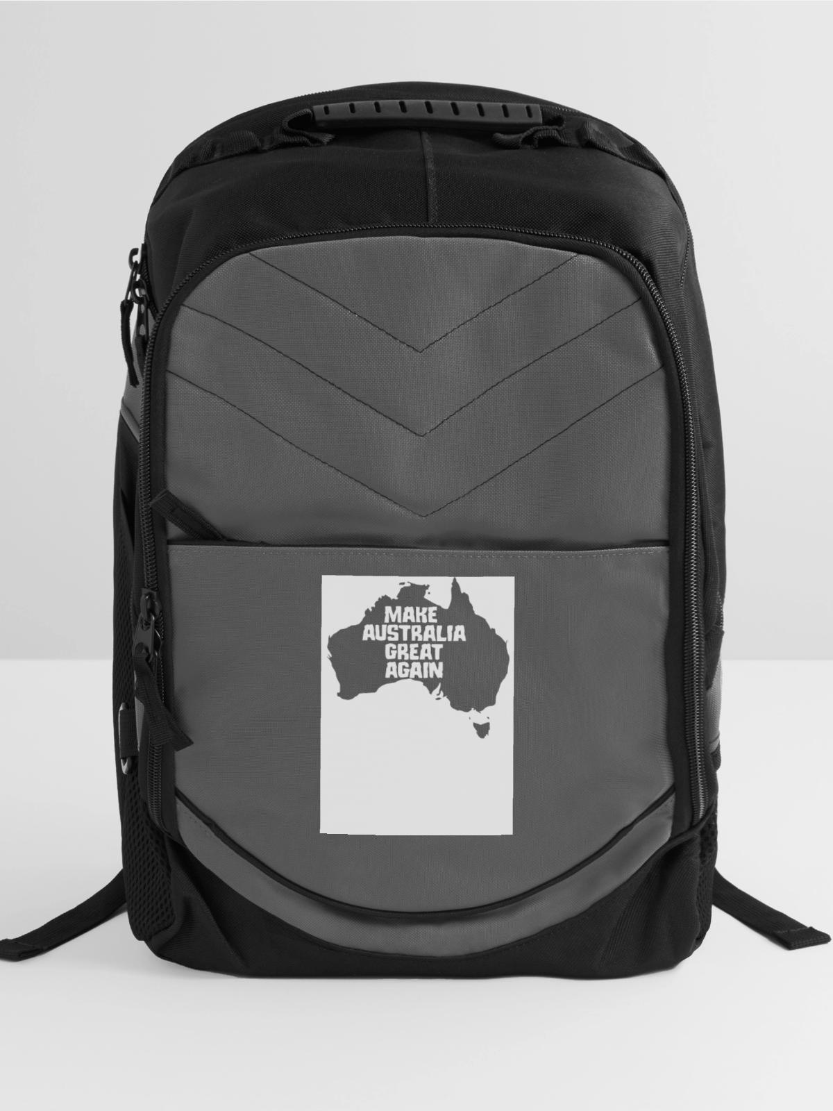 Make Australia - Computer Backpack - charcoal - Front
