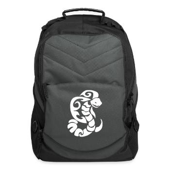 Tribal Cobra Tattoo - Computer Backpack - charcoal - Front