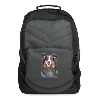 Australian Shepherd - Computer Backpack - charcoal - Front