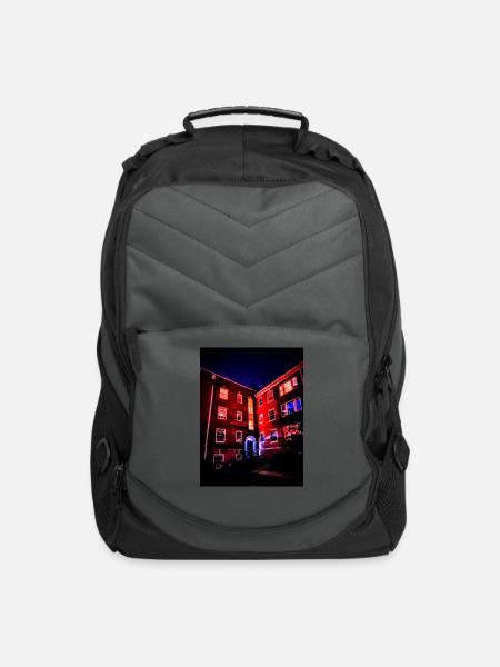 With Windows Ablaze - Computer Backpack - charcoal