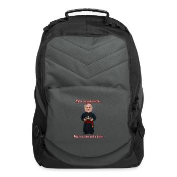 Cross And Dress - Computer Backpack - charcoal - Front