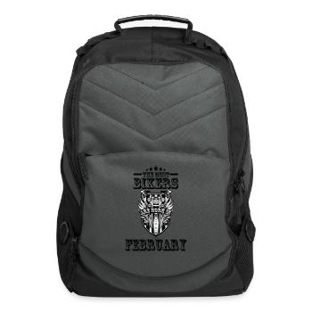 The Best Are Born In February - Computer Backpack - charcoal - Front