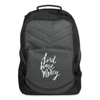 Lord Have Mercy Christian Clothing - Computer Backpack - charcoal - Front