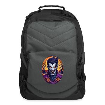 Scary Halloween Party Costume Vampire - Computer Backpack - charcoal - Front