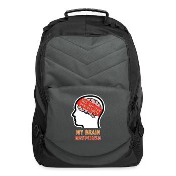 My Brain Response: 503 Service Unavailable - Computer Backpack - charcoal - Front