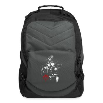 Sora Ink Kingdom Hearts Video Game Key Blade - Computer Backpack - charcoal - Front