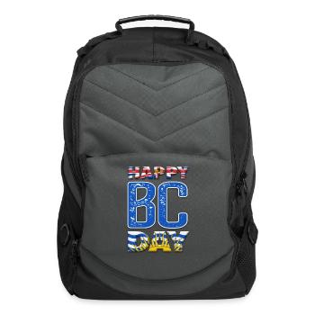 British Columbia Day - Computer Backpack - charcoal - Front