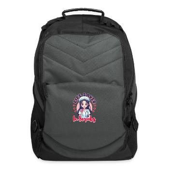 ED Nurse Life Saver In Scrubs - Computer Backpack - charcoal - Front