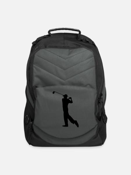 Golf - Golf clubs - Computer Backpack - charcoal