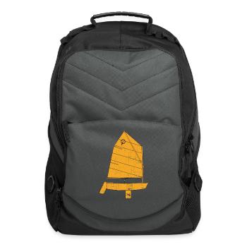 Optimist Sailing - Computer Backpack - charcoal - Front