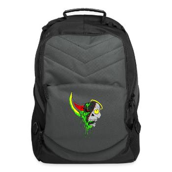 Toxic Skull - Computer Backpack - charcoal - Front