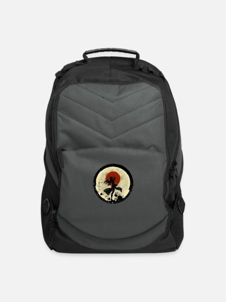 Anime Action - Computer Backpack - charcoal