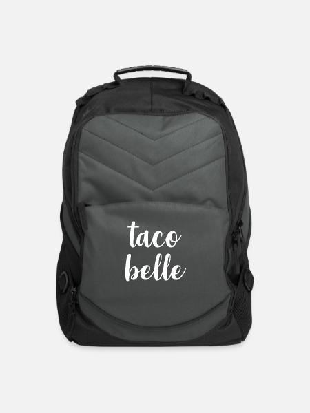 Taco Belle - Computer Backpack - charcoal