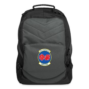 90th Fighter Squadron T Shirt - Computer Backpack - charcoal - Front