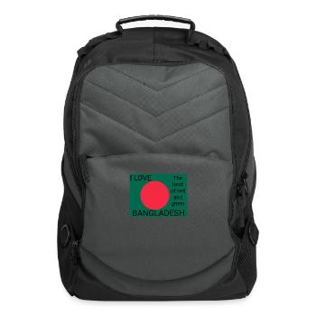 Bangladesh flag - Computer Backpack - charcoal - Front