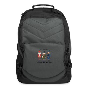 Christmas Nutcrackers - Computer Backpack - charcoal - Front