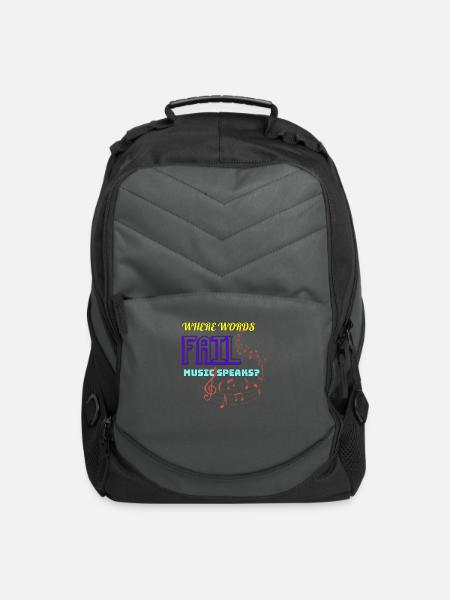 fl music - Computer Backpack - charcoal