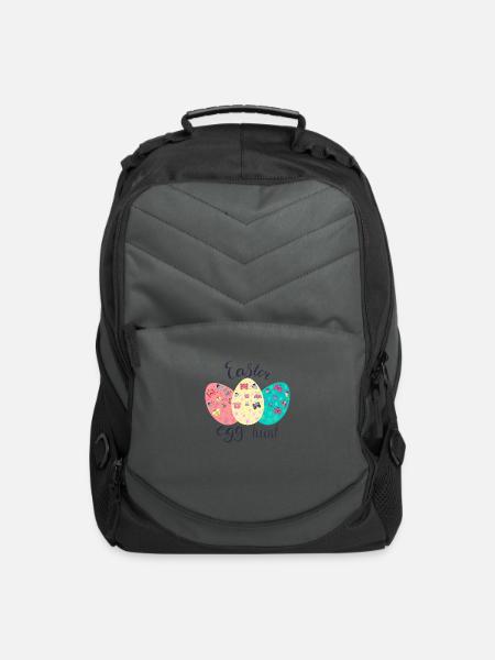 Easter Egg hunt Sublimation - Computer Backpack - charcoal