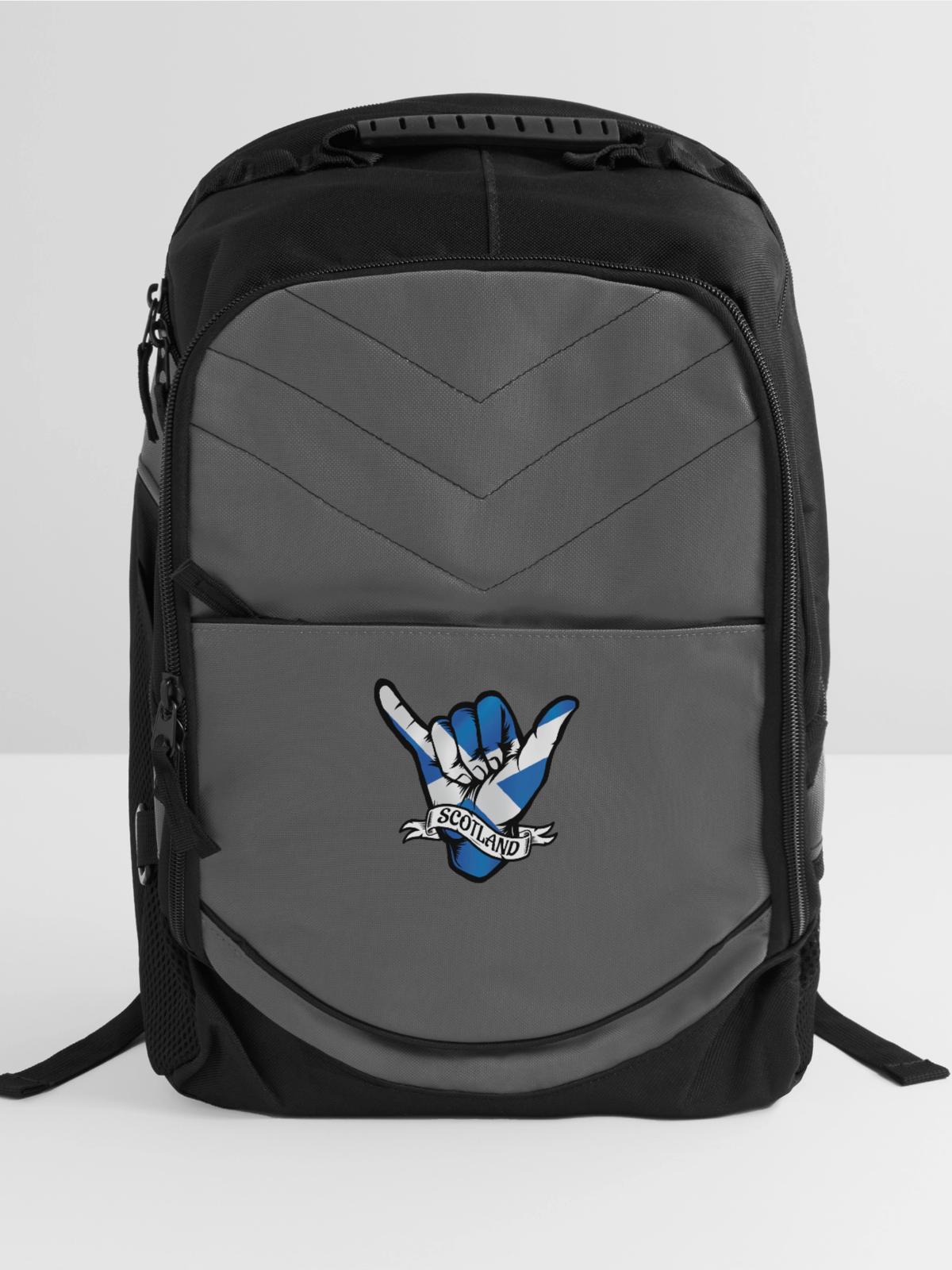 Scotland Shaka - Computer Backpack - charcoal - Front