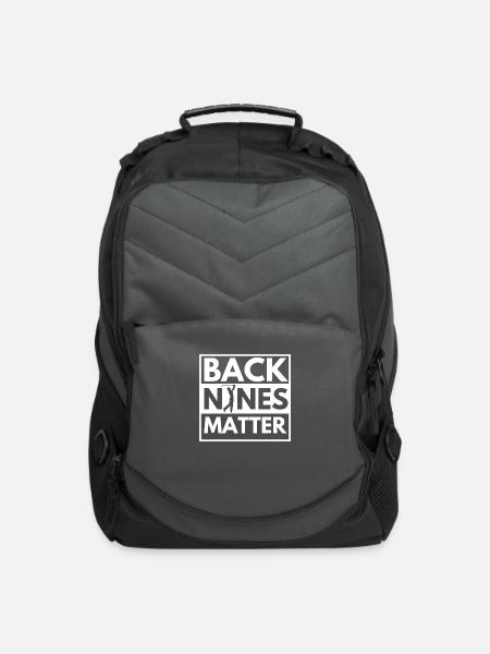 Back Nines Matter - Computer Backpack - charcoal