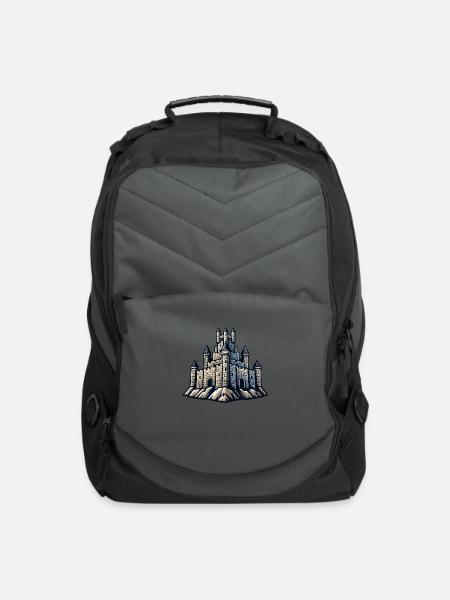 Majestic Fortress: Castle of Legends - Computer Backpack - charcoal