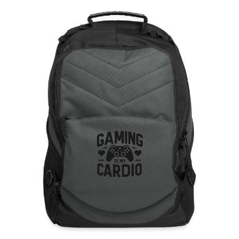 Gaming is My Cardio - Computer Backpack - charcoal - Front