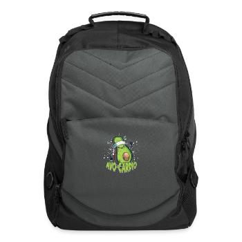 Avo-cardio - Avocado - Computer Backpack - charcoal - Front