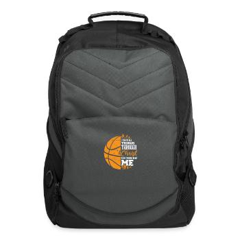 Christian Basketball - Religious Beliefs - Computer Backpack - charcoal - Front