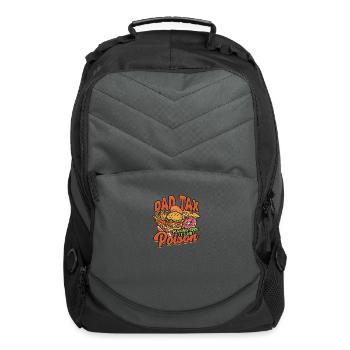 Dad Tax Making Sure It’s Not Poison - Food - Computer Backpack - charcoal - Front