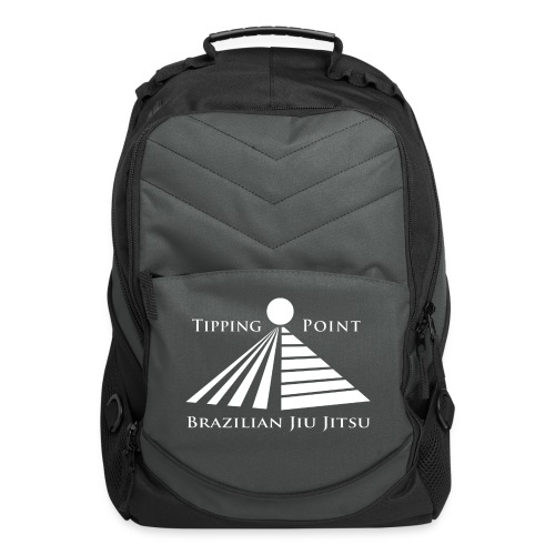 White Tipping Point Logo - Computer Backpack
