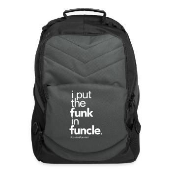 I Put the Funk in Funcle - Computer Backpack - charcoal - Front