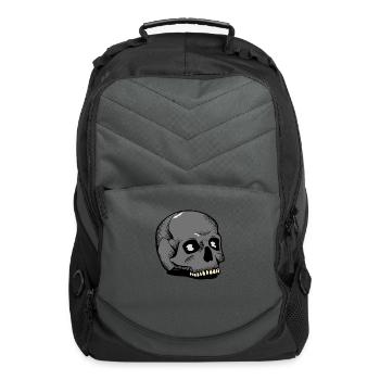 Toothie Skull - Computer Backpack - charcoal - Front