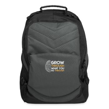 Stroke Survivor Stroke Awareness Rehab Gift Idea - Computer Backpack - charcoal - Front