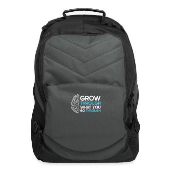 Stroke Survivor Stroke Awareness Rehab Gift Idea - Computer Backpack - charcoal - Front