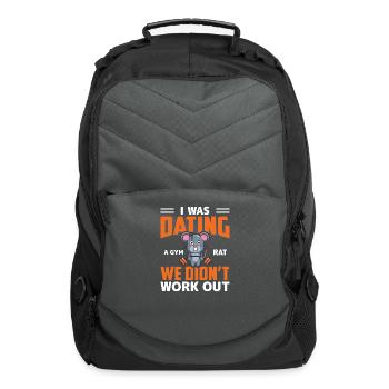 Rat Lover Rat Pet Rodent Mouse Rat Lady - Computer Backpack - charcoal - Front