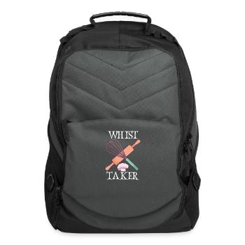 Baker Baking Cupcake Bread Cookie Kitchen Cooking - Computer Backpack - charcoal - Front