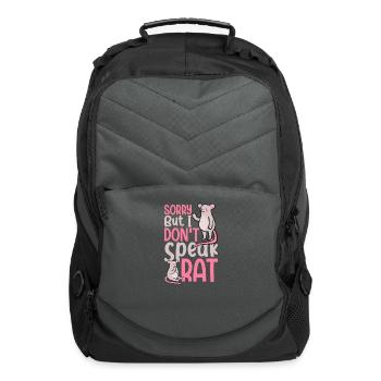 Rat Lover Rat Pet Rodent Mouse Rat Lady - Computer Backpack - charcoal - Front