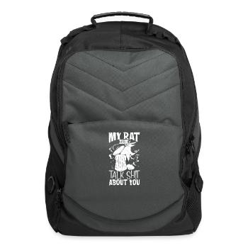 Rat Lover Rat Pet Rodent Mouse Rat Lady - Computer Backpack - charcoal - Front