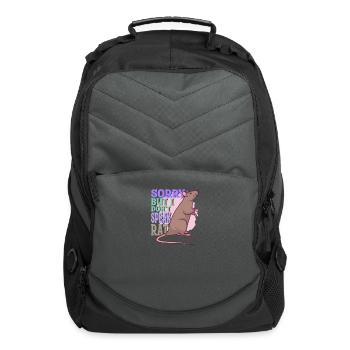 Rat Lover Rat Pet Rodent Mouse Rat Lady - Computer Backpack - charcoal - Front