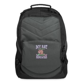 Rat Lover Rat Pet Rodent Mouse Rat Lady - Computer Backpack - charcoal - Front
