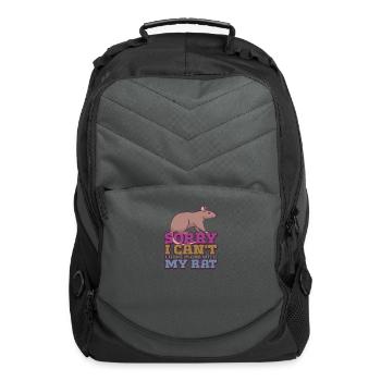 Rat Lover Rat Pet Rodent Mouse Rat Lady - Computer Backpack - charcoal - Front