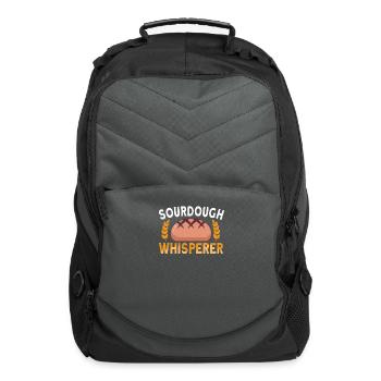 Bread Making Bakery Bread Baker Bread Maker - Computer Backpack - charcoal - Front