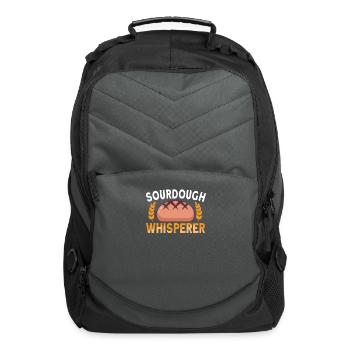 Bread Making Bakery Bread Baker Bread Maker - Computer Backpack - charcoal - Front