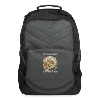 Atheist Atheism Flying Spaghetti Pastafarianism - Computer Backpack - charcoal - Front