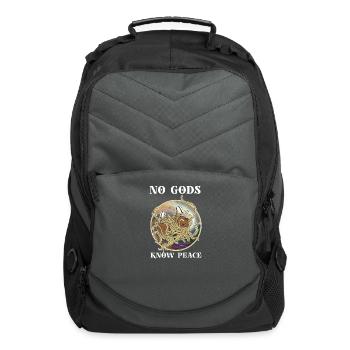 Atheist Atheism Flying Spaghetti Pastafarianism - Computer Backpack - charcoal - Front